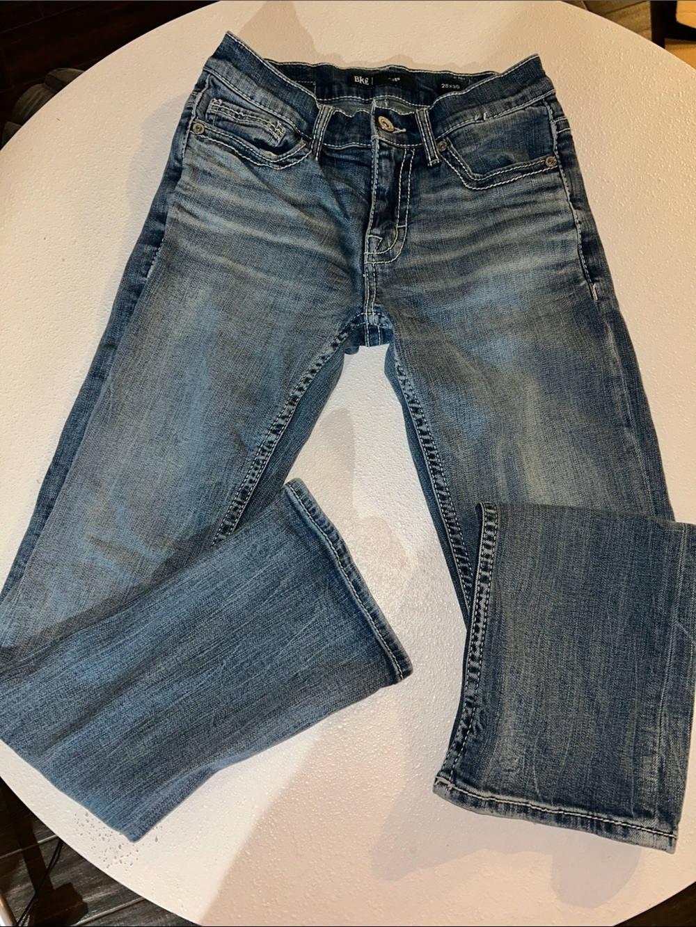 Woman Classic Blue Washed Jeans - Straight Fit